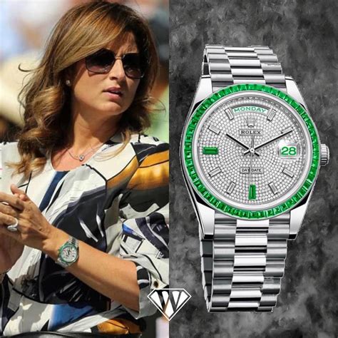 federer rolex|emerald and diamond rolex.